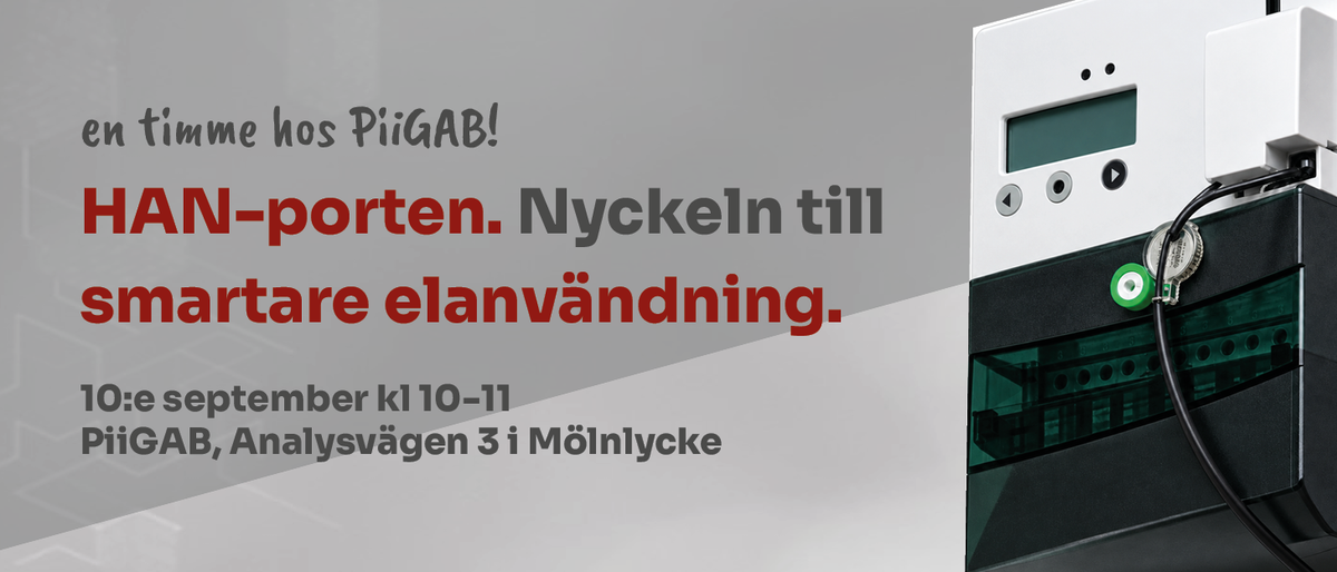 en timme hos PiiGAB! - HAN-porten – Nyckel till smartare elanvändning
