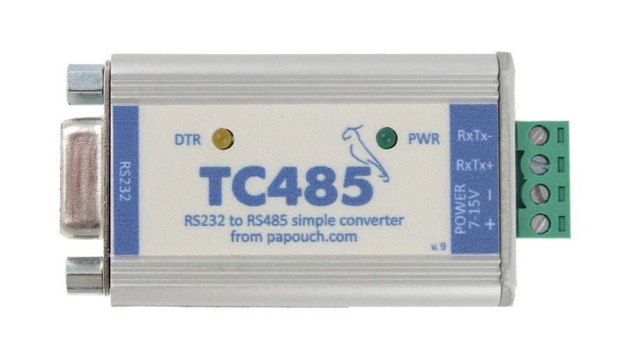 RS232 to RS485 converter kit with DIN rail