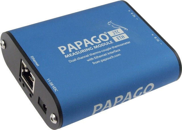 Papago K-typ temperaturmätare Ethernet