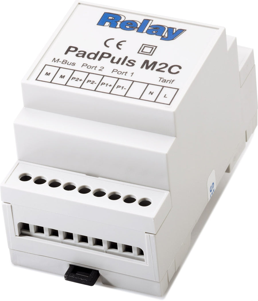 PadPuls M2C, pulse counter module for adapting 2 meters with pulse output, with battery