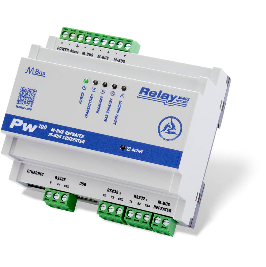 M-Bus level converter for 100 slaves, KIT including transformer